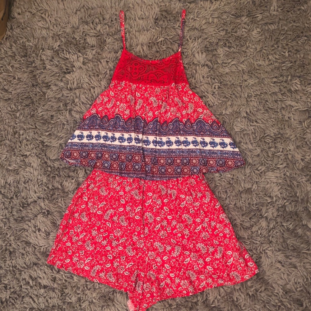 Francesca’s floral romper